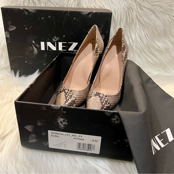 Inez Python Morena Women's Heels - Picture 3 of 14